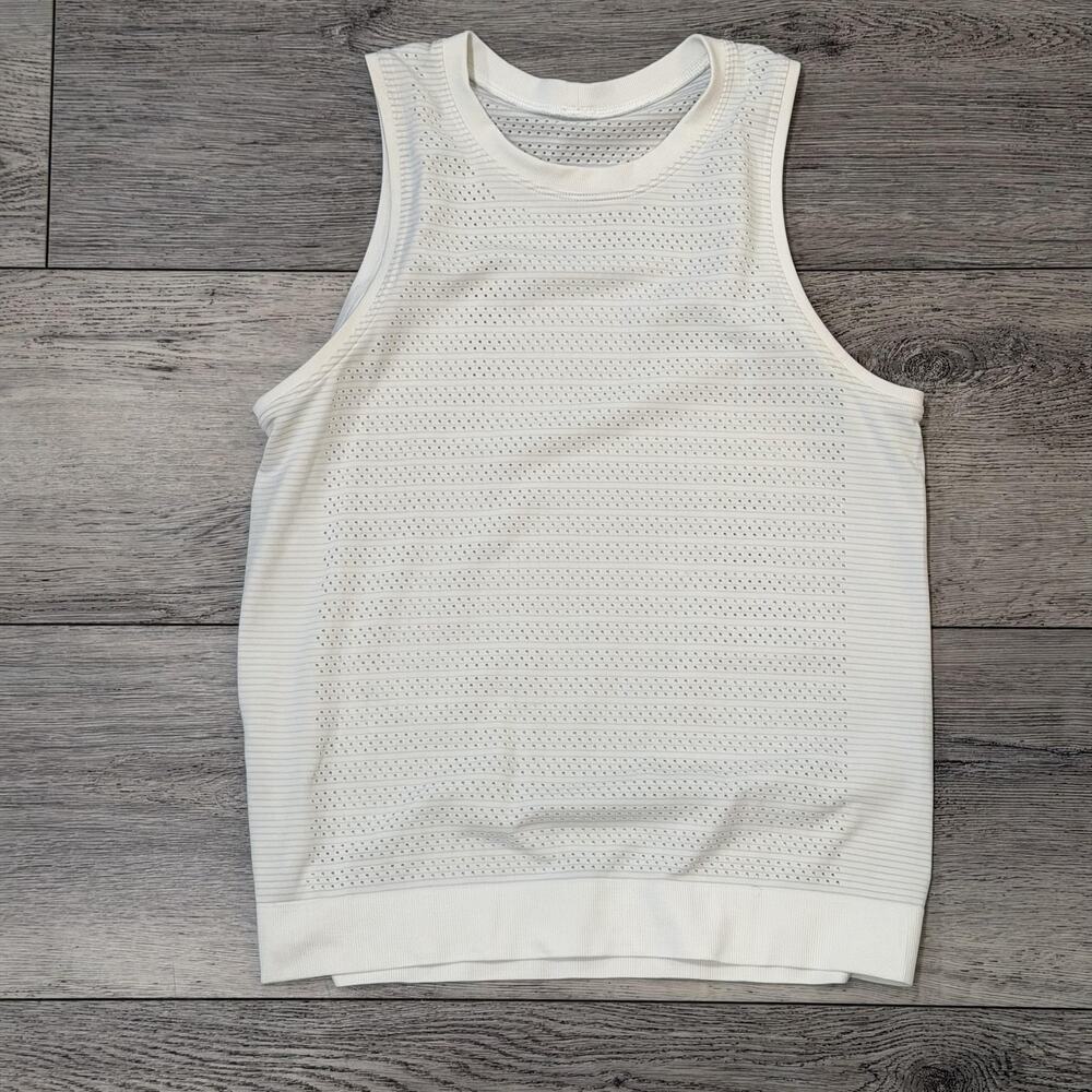 Talbots Shirt Womens XL White Sleeveless Pleated Bib Front Cotton Popover Blouse